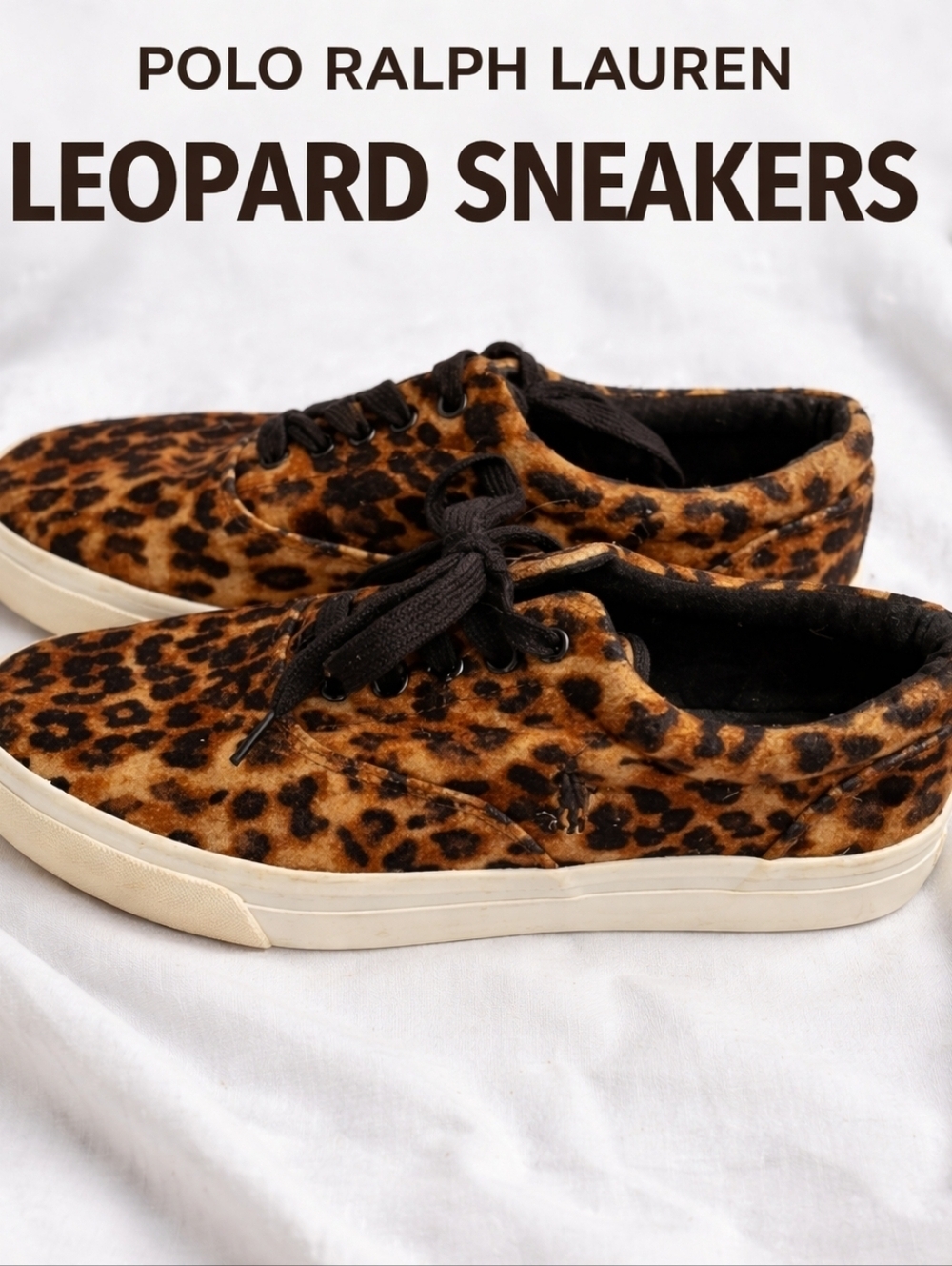 Polo Ralph Lauren leopard‎ canvas sneakers  7